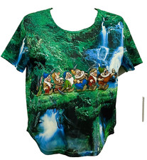 Disney Classics Seven Dwarfs Pullover Shirt  Jr's Size Medium  Vintage
