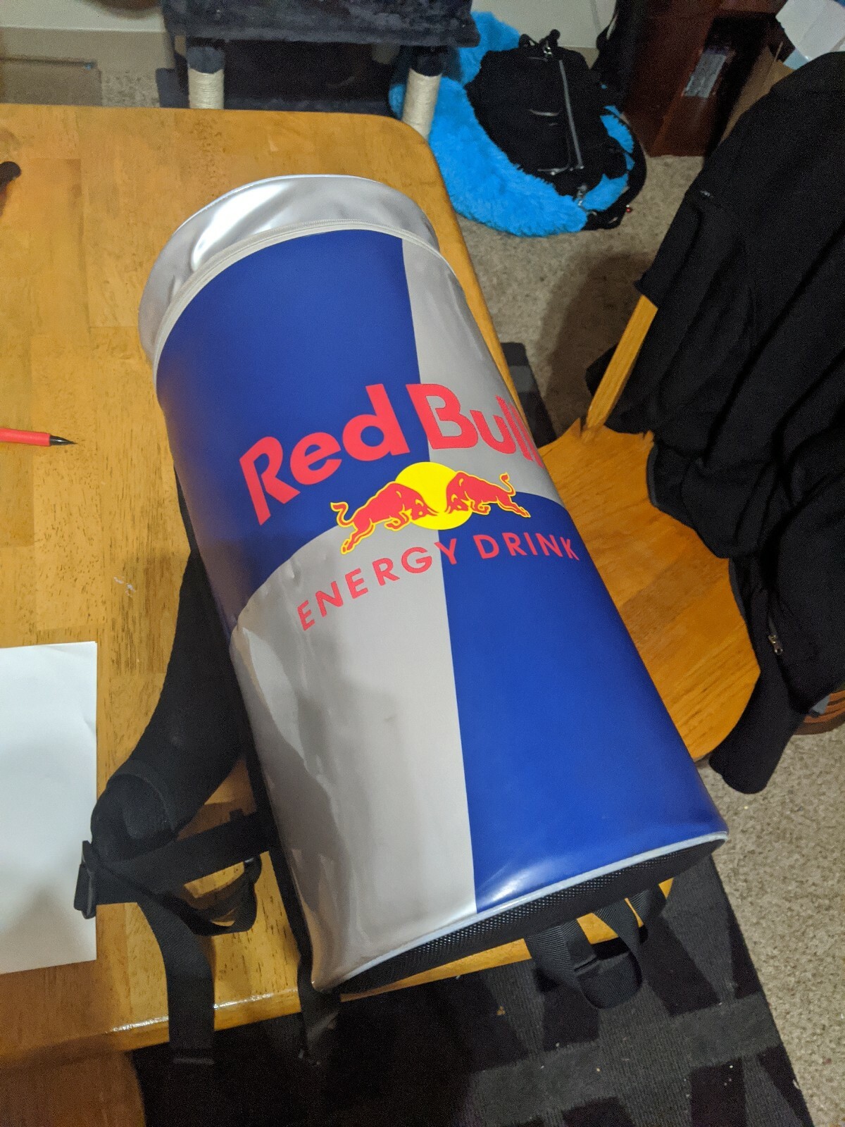 Red Bull Cooler Backpack, AMAZING SHAPE eBay
