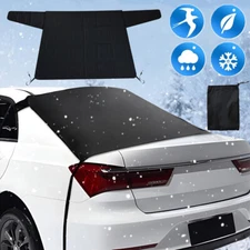 600D Car Rear Windshield Snow Cover Winter Magnets Frost Guard Freeze Protector