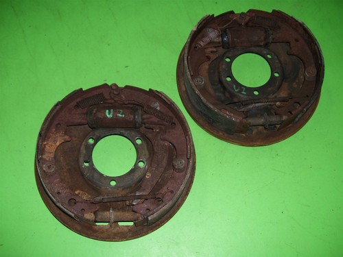 1970 Dodge D100 Sweptline truck rear brake backing plates hardware 10x2.5