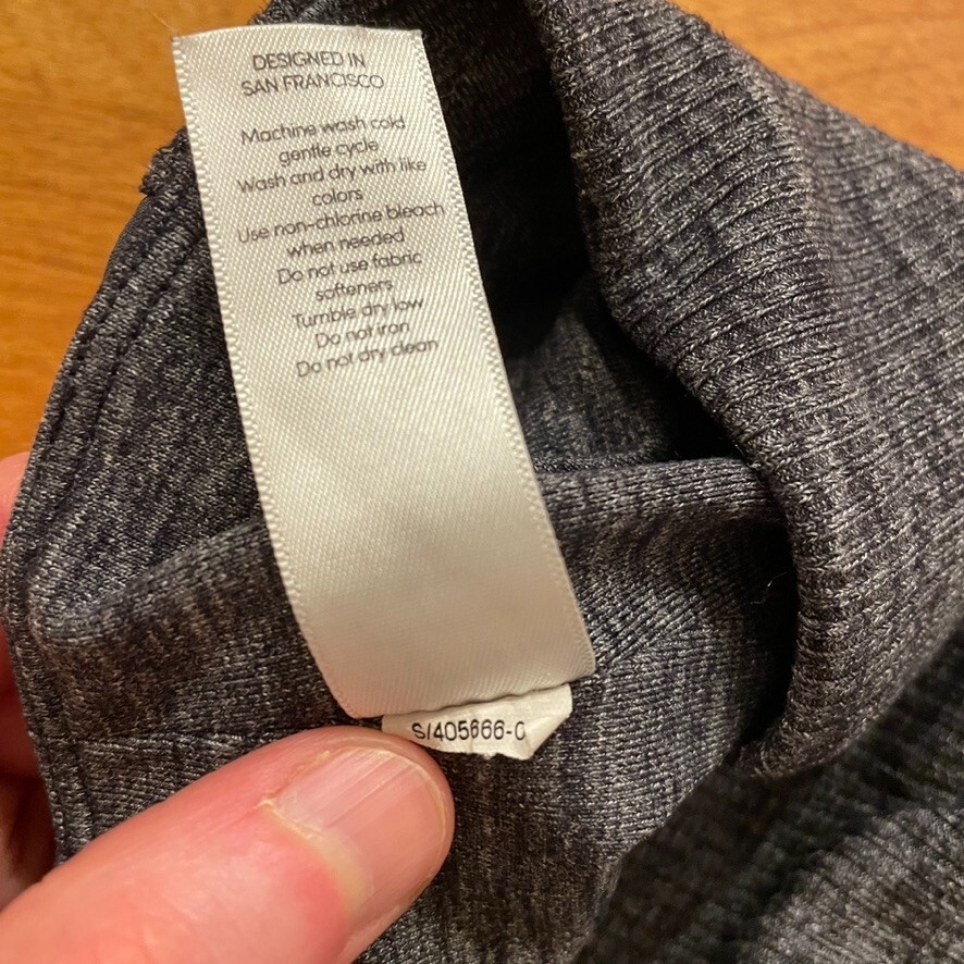 Athleta Size Small Heather Gray Excursion Hybrid … - image 7