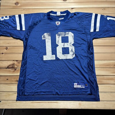 インディアナポリス・コルツ 18番ジャージ XL Reebok Peyton Manning Reebok Onfield Indianapolis Colts #18 NFL Equipment