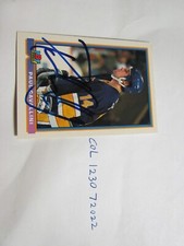1991 1992 Bowman Paul Cavallini Signed Hockey Card 
