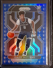 2021-22 Prizm 75th Anniversary Ice Blue NBA Prizm Rookie RC #313 Ziaire Williams
