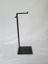 Adjustable Metal Handbag Rack Tabletop Purse Display Stand Single Hook B Black