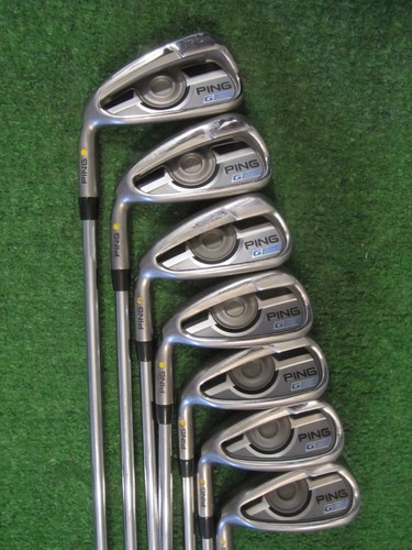 PING G SERIES YELLOW DOT IRONS 5-PW-UW, PING AWT 2.0 R FLEX STEEL, LEFT-HANDED - Picture 24 of 24