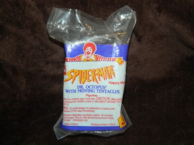 1994 McDonalds Happy Meal Marvel Amazing Spider-man Dr. Octopus Figure ONLY NEW