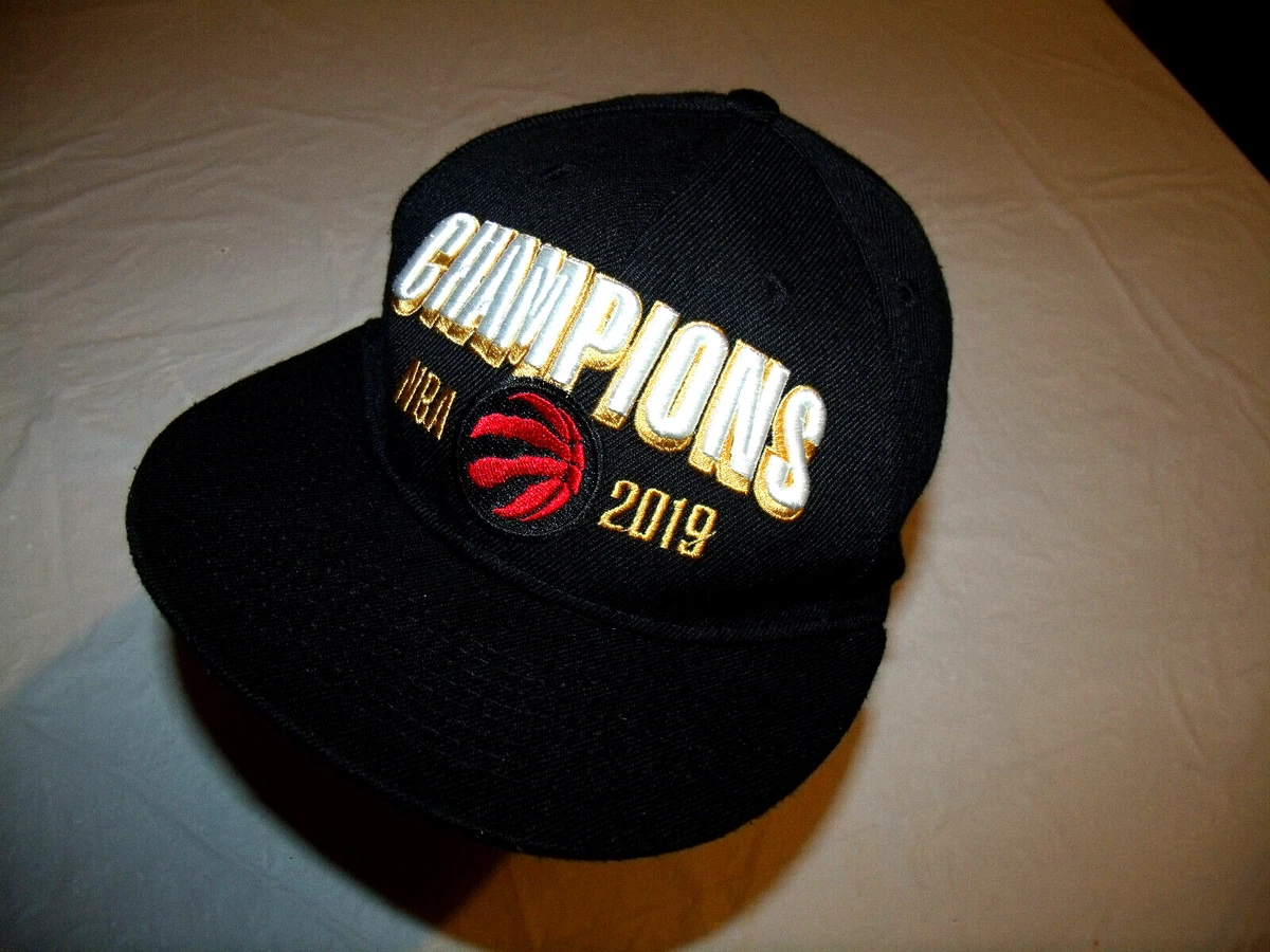 Toronto Raptors 2019 NBA Champions Black Hat New Era Hardwood