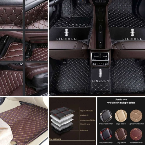 For Lincoln Town Car 1998-2011 Custom Carpets All Weather Car Floor Mats Auto - Imagen 9 de 36
