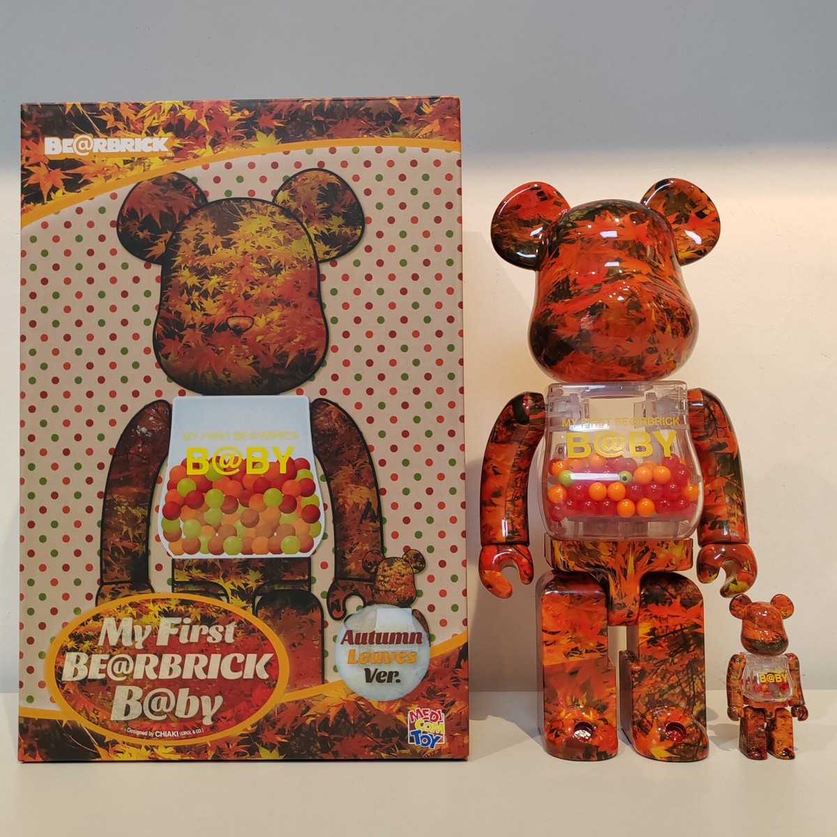 BE@RBRICK B@BY AUTUMN LEAVES 100％ ＆ 400％