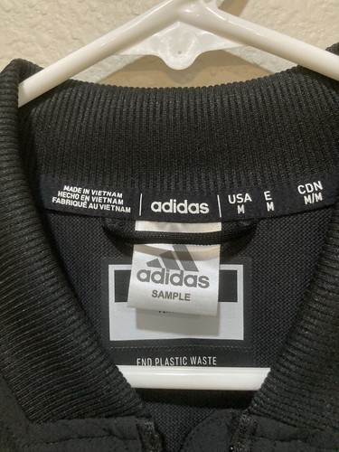 Adidas Training Track Jacket M, Medium, Black, Adidas Sample, NWT - Picture 3 of 7