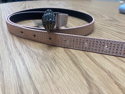 Kurt Geiger London 20MM HEATSET RHINEST belt SZ L/XL S/M