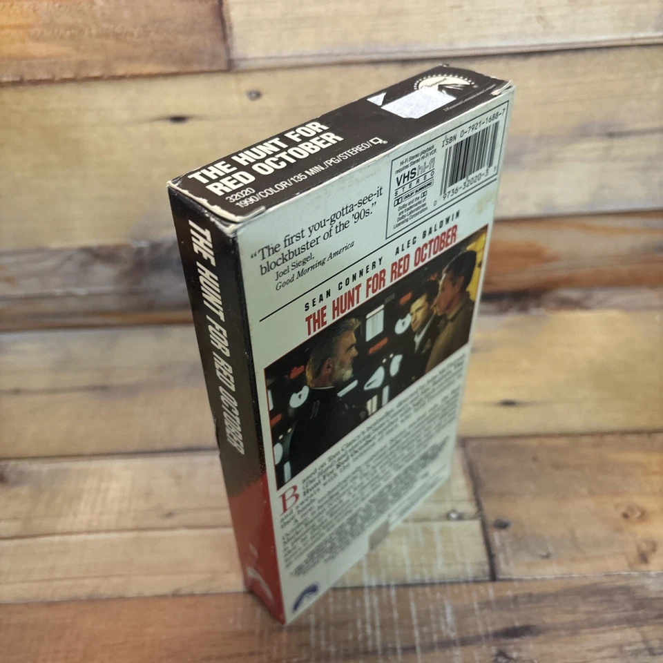The Hunt For Red October VHS VCR Video Tape Used Alec Baldwin - Image 3 of 4