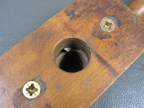 Wooden screw box 15/16" thread cutter vintage old tool - Picture 9 of 11
