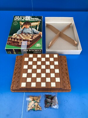 Jeu d'Échecs Ancien avec pièces en buis - Educo Super Jouet