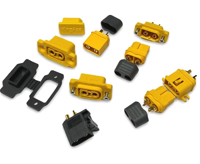 VUNIVERSUM ✅ Einbaustecker XT60E XT60E-F XT60E-M XT60W XT60H XT60 XT90 EC5 Schrauben Kappe