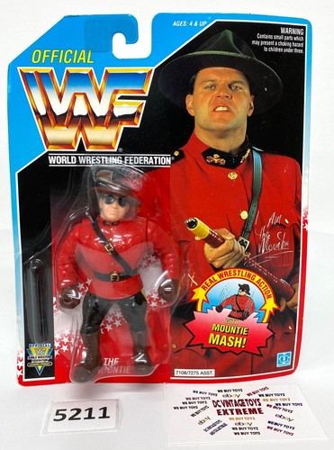 WWF wwe Vintage Hasbro Wrestler The MOUNTIE Hasbro...