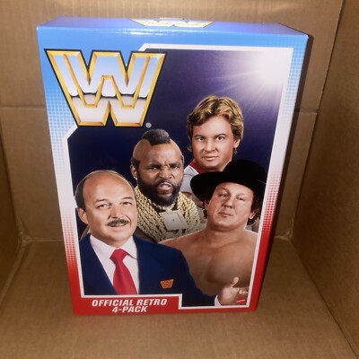 WWE Official Retro Bundle 4-Pack Wave 1 Mattel | eBay