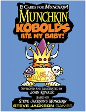 Munchkin Kobolds Ate My Baby Card Game Booster Adds 15 Cards Steve Jackson Games