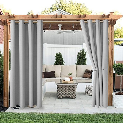 Waterproof Outdoor Pavilion Terrace Curtain Thermal Insulation Shading Curtain - Picture 20 of 42