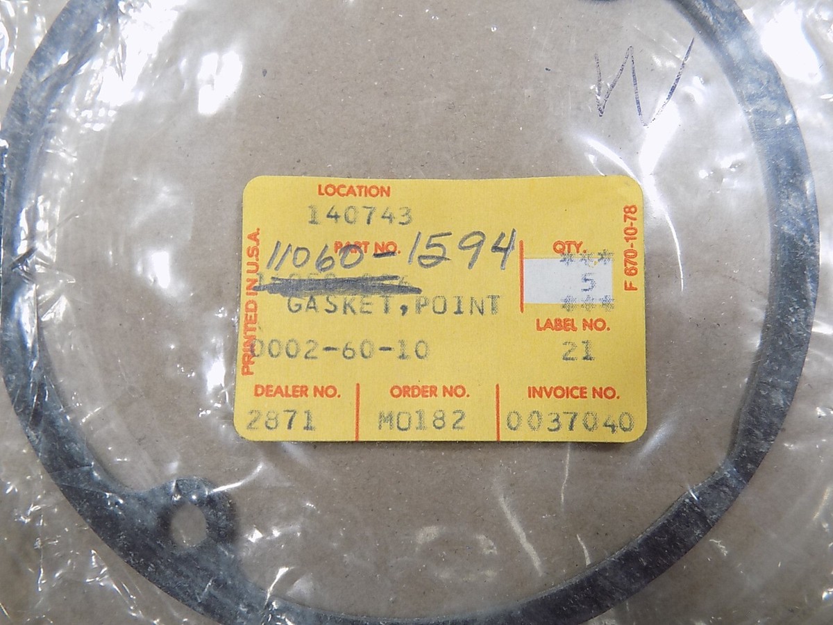 NEW OEM KAWASAKI ENGINE SIDE COVER GASKET / 11060-1594 | eBay
