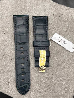 #1399 ORIGINAL NEU OFFICINE PANERAI 22mm ARMBAND KROKO LEDER BAND UHRENBAND