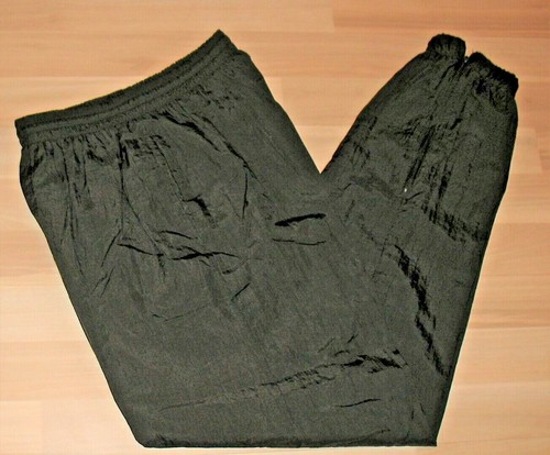UNISEX BLACK NYLON ACTIVEWEAR PANTS 