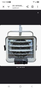 Infrared Doctor Heater Dr-966 Garage Space Heater 240 Volt 6000 Watts