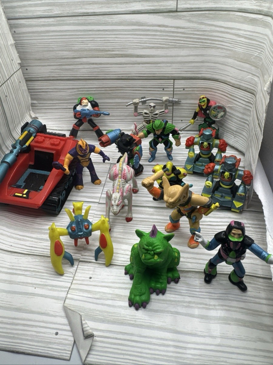 Vtg Trash Bag Bunch Lot 1991 Galoob Toy 90s Mini Monster Action