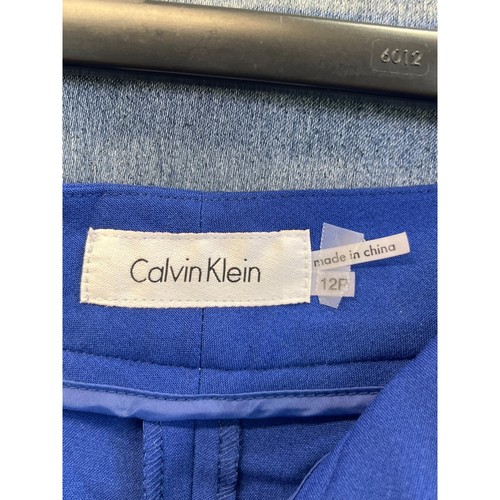 Calvin Klein Damen 12P Lapisblau Karriere/Party/Hochzeit Gast Taschen Hose - Bild 3 von 8