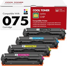 075 Toner Cartridge Set 075H LBP646Cdw MF665CDW MF662CDW Canon Color ImageCLASS