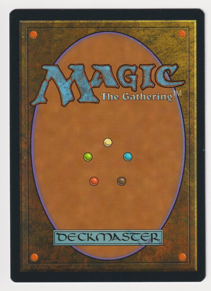 Neon Blue Signed Japanese Warping Wurm LP Mirage Artist Scott M. Fischer MTG! - Image 2 of 2