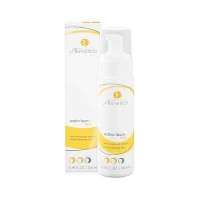 active foam 200 ml  Reinigungsschaum für Akne, unreine und fettige Haut, pore...
