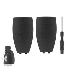 2PCS for Mercedes Key Fob Back Cover Replacement Benz Black
