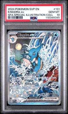 2024 POKEMON SVP EN-SV BLACK STAR PROMO #131 KINGDRA EX PSA 10
