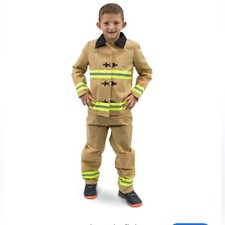 Hauntlook fearless firefighter costume new unisex 7-9 years medium 