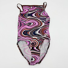 GK Gymnastics Colorful Leotard CL Child Large Purple Pink White Dance Leo Gym