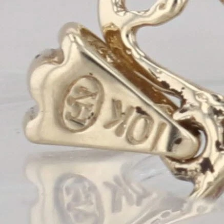 0.78ctw Gemstone Butterfly Pendant 10k Gold Ruby Emerald Sapphire Diamond - Image 4 of 4