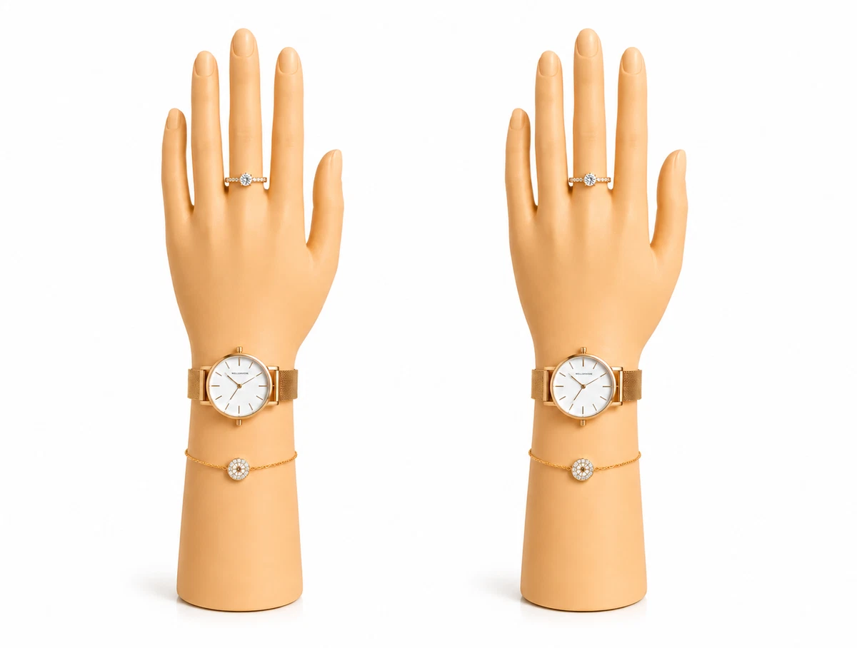 TonHan D3/4 Hautfarbe Weibliche Deko-Hände. natürliche Hände Schaufenster schick modern Zwei TonHan D3/4 Hautfarbe Weibliche Deko-Hände. natürliche Hände Schaufenster schick modern Zwei