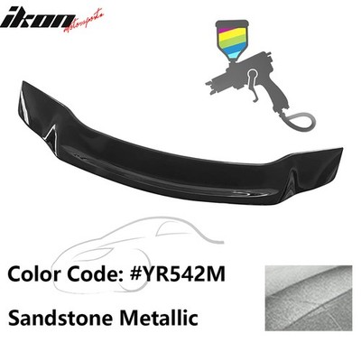 Fits 13-15 Honda Civic 9th Gen R Style Trunk Spoiler ABS Painted #YR542M White