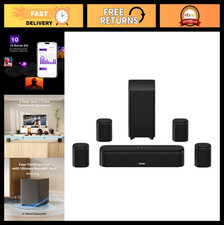 7.1ch Sound Bar with Subwoofer, 330W Power, Virtual Surround System for TV Hom