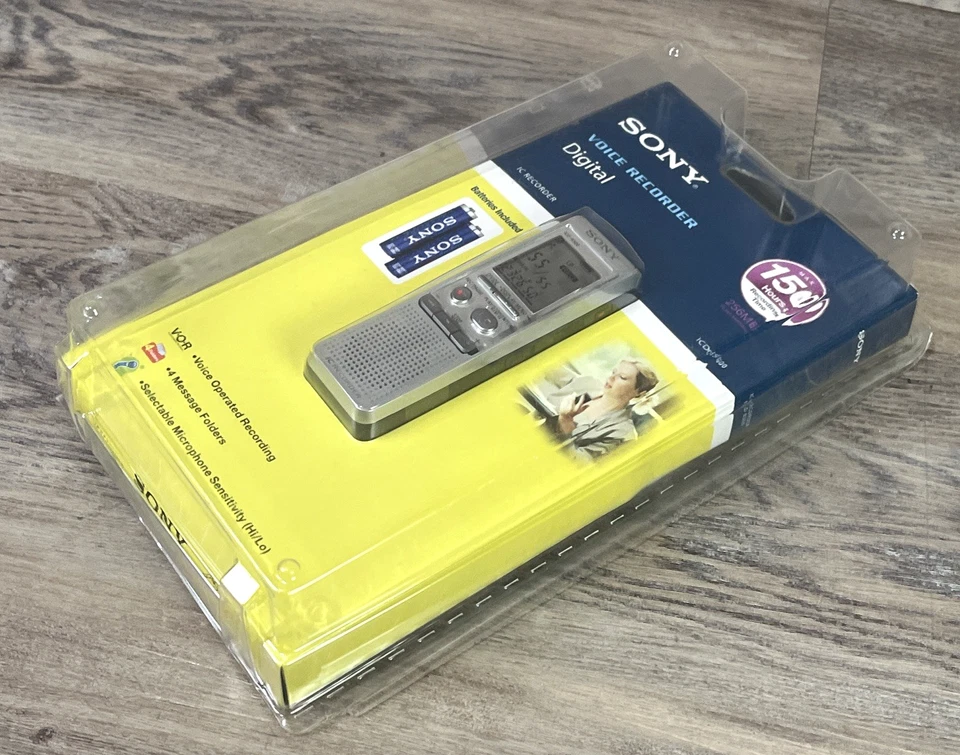 Sony ICD-B500 Digital Voice Recorder 256 MB Built-in Flash Memory New Sealed - Image 2 of 4