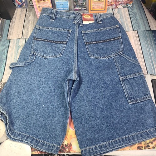 VTG Route 66 Carpenter Jean Shorts Boys Youth Size 14 Denim NEW NWT Jeans - 第 9/11 張圖片