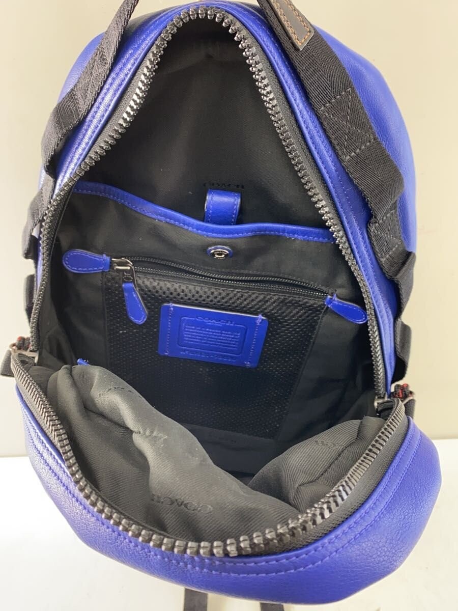 Coach Backpack Leather Blu Solid 78830 KEB70 - image 6