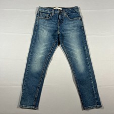 Signature By Levi Strauss  Co. Tapered Jeans Girls 8 Blue Cotton Medium Wash