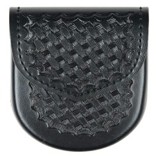 Safariland 90HS Top Flat Hidden Snap Handcuff Pouch Hinged Basket Weave 1103279