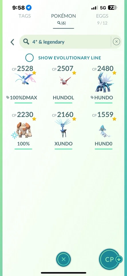Pokémon Go | Lvl45 | 841 Shinies ✨ | 204 Legendary 🐲 - Image 4 of 4
