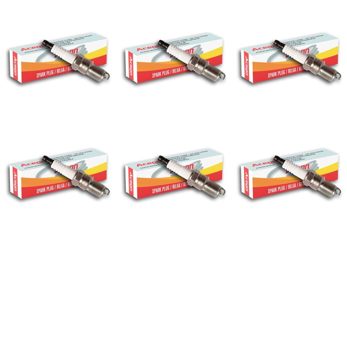 ACEON 7810-1107 Spark Plug Pack of 6 for Lincoln Mercury Ford Mazda 1.5L 97-11