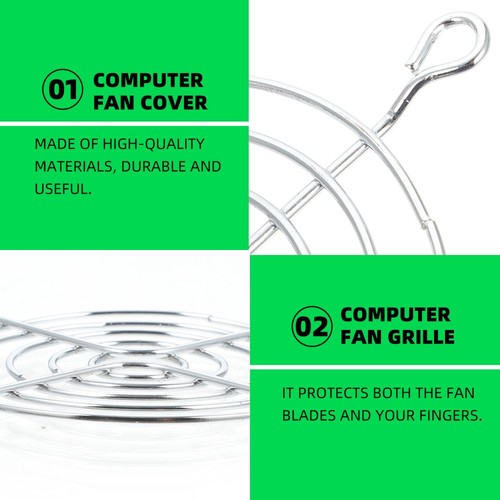 10 PCS Fan Protection Net Baby Computer Case Cooling Grid - Afbeelding 10 van 12