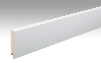 MEISTER Fussleiste Profil 14 MK  Uni weiß glänzend DF 324 - 2380 mm